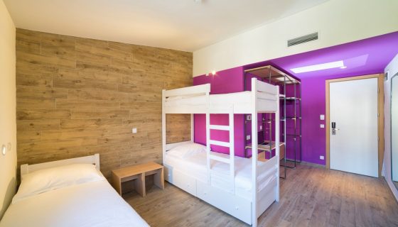 Hostel Link Lovran, room Triple Room with Bunk Beds 16 m²