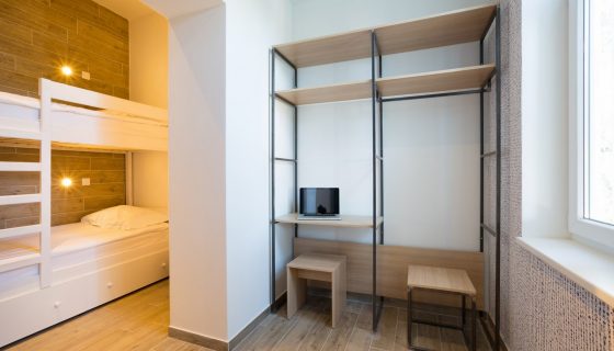 Hostel Link - Triple Room with Bunk Beds 16 m² Courtyard/Garden View